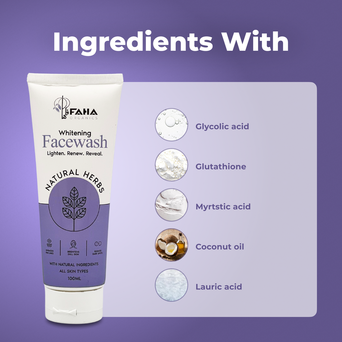 Whitening FaceWash Refresh and Oil Control