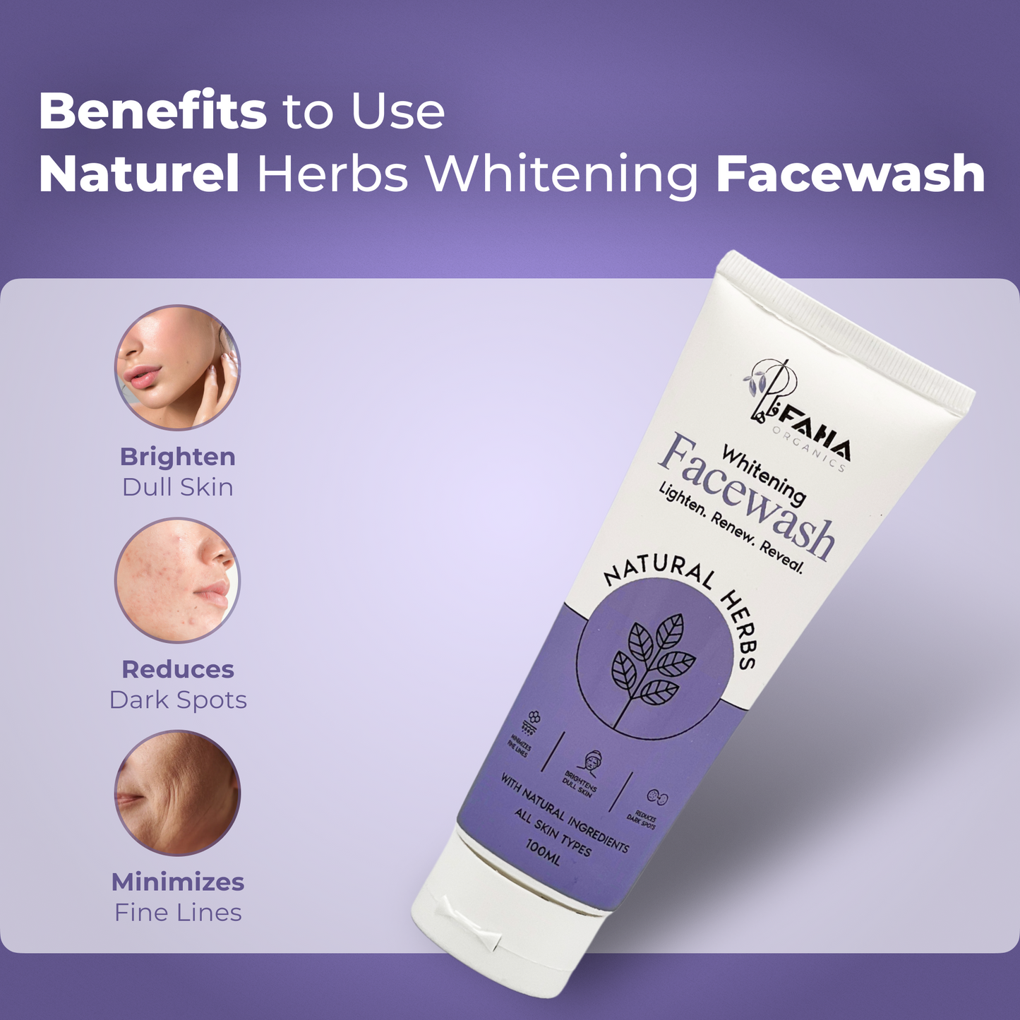 Whitening FaceWash Refresh and Oil Control