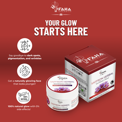 Saffron Herbal Whitening Cream  (BUY 2 GET 1 FREE)